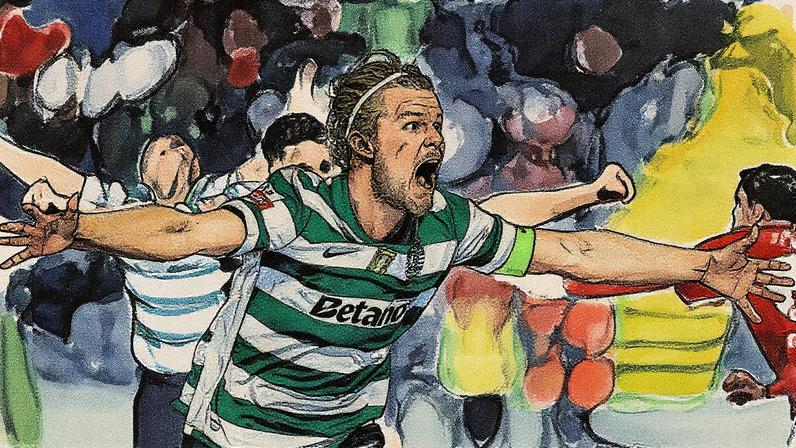 Hjulmand marcou o golo do triunfo (Foto: Sporting CP)