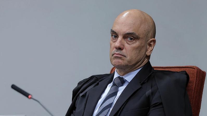 Ministro Alexandre de Moraes, em julgamento do núcleo 3, na Primeira Turma do STF. (Foto: Rosinei Coutinho/STF)