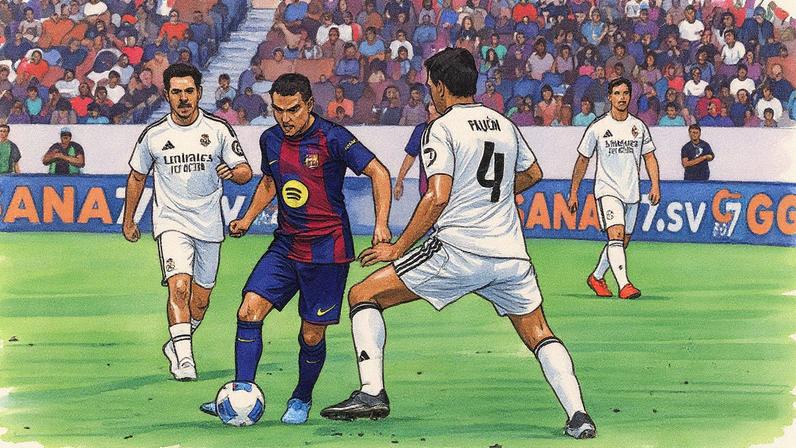 Saviola bisou pelas lendas do Barcelona em El Salvador - Foto: IMAGO