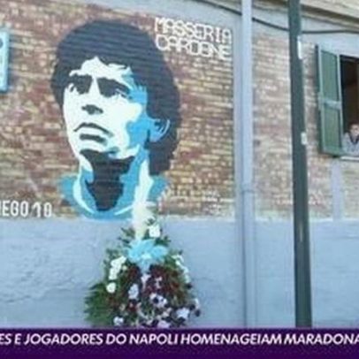 Técnico do Napoli quer homenagear Maradona com vitória na Champions