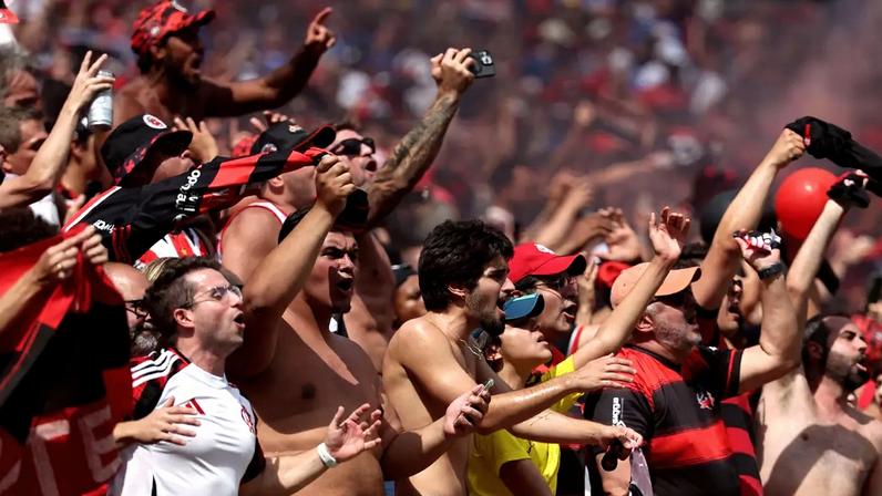 Torcida do Flamengo no Mundial de Clubes (Foto: FRANCK FIFE/AFP)
