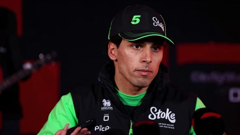 Gabriel Bortoleto no GP de Las Vegas de F1 (Foto: Peter Fox/Getty Images/AFP)