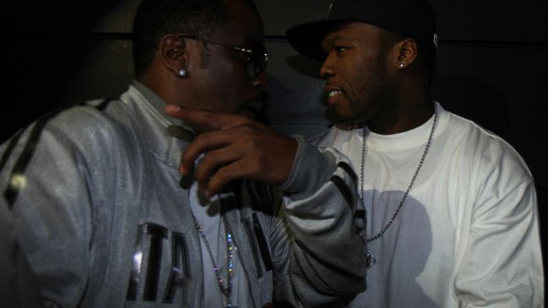 Sean Combs and 50 Cent at a party in 2007.