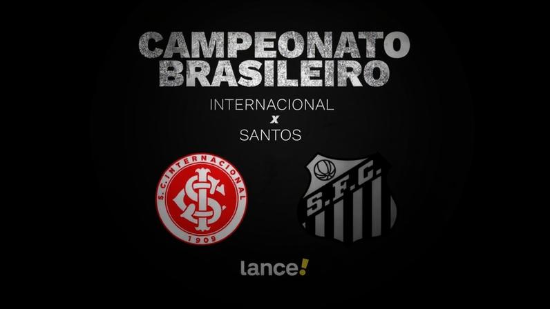 Internacional e Santos se enfrentam no Beira-Rio (Arte: Lance!)