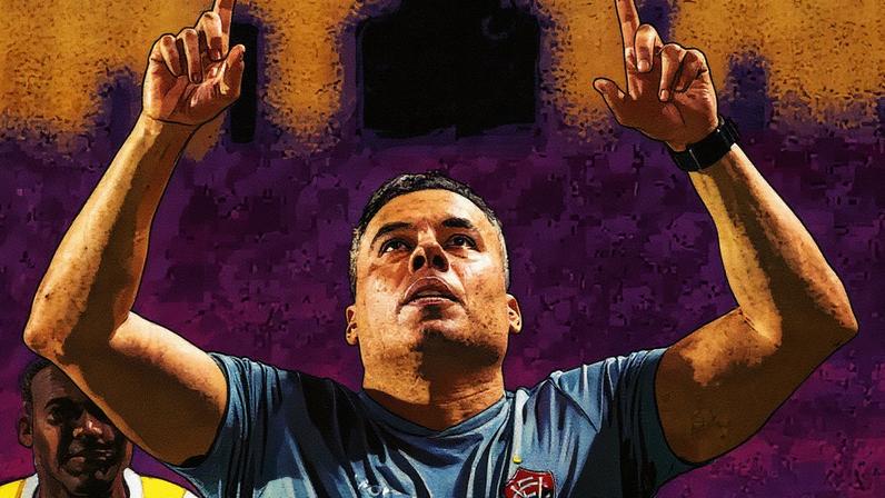 Jair Ventura, técnico do Vitória, em partida contra o Sport pelo Brasileirão (Foto: Rafael Vieira/Agif/Gazeta Press)