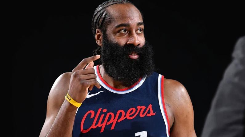 James Harden - Los Angeles Clippers x Brooklyn Nets - NBA (Foto: Juan Ocampo/AFP)