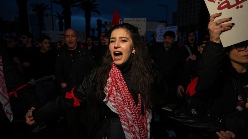 Manifestación contra la contaminación en Gabes (Túnez), el 15 de octubre.