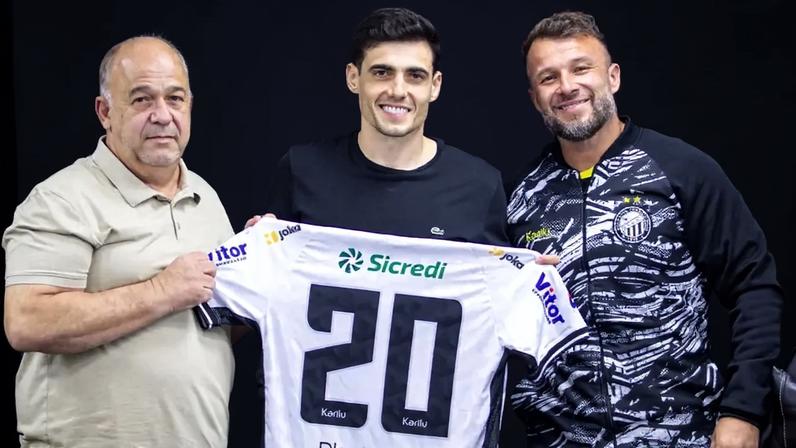 Léo Cittadini fez penas um jogo pelo Operário-PR. Foto: Divulgação/OFEC