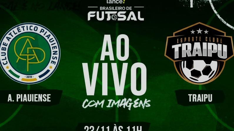 Ao vivo: final do Brasileirão de Futsal 2025 entre Atlético Piauiense e Traipu