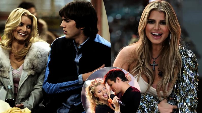 Jessica Simpson detailed Ashton Kutcher’s reaction to her virginity reveal. Everett Collection / Everett Collection