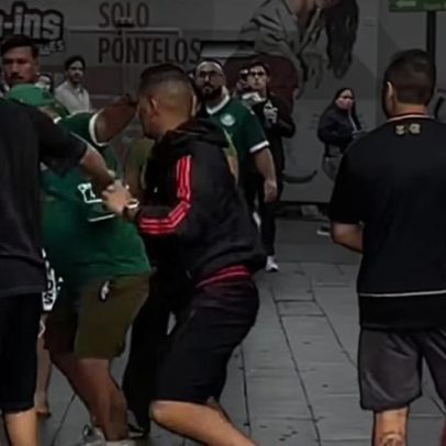 Torcedores de Palmeiras e Flamengo brigam em Lima antes da final Libertadores