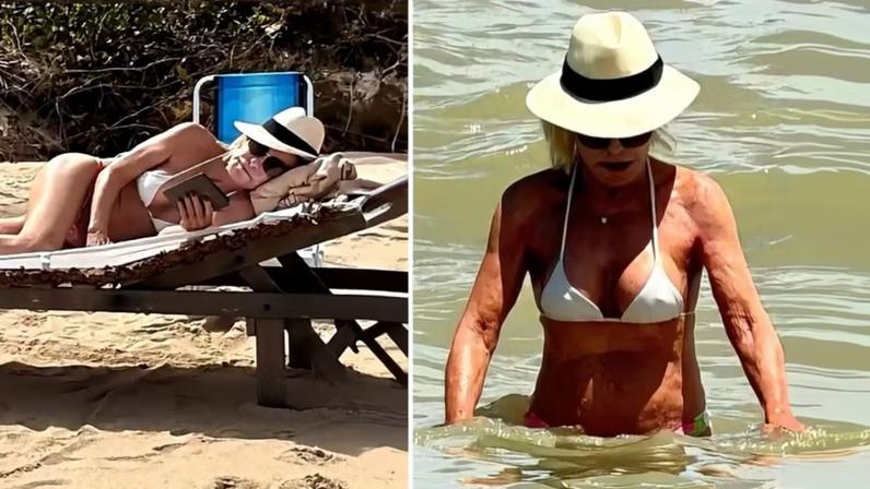 Ana Maria abre álbum de fim de semana na praia com o marido — Foto: Reprodução/Instagram