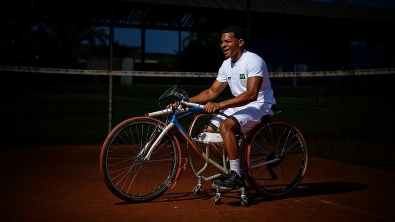 Luiz Calixto e Vitória Miranda (Foto: Abelardo Mendes Jr/CPB)