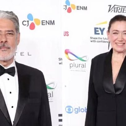 Bonner e Cabral marcam presença no Emmy Internacional