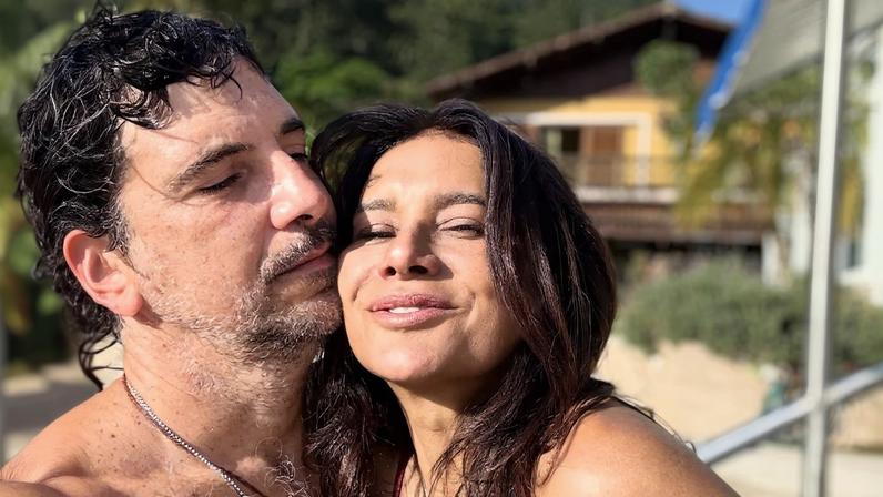 Dira Paes e o mardio, Pablo Baião — Foto: Reprodução/ Instagram