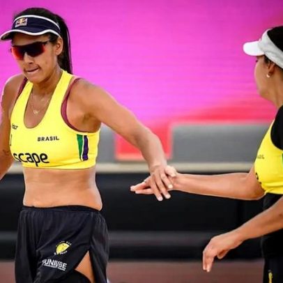 Duda diz que saúde mental a levou a desistir do Mundial de Vôlei de Praia