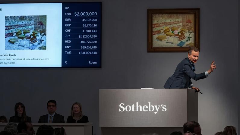 Van Gogh’s Parisian Novels (November-December 1887) on display before the Sotheby’s auction