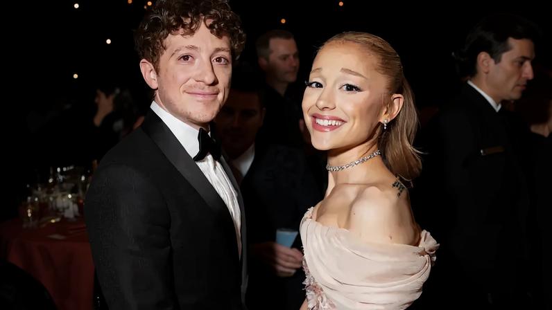 Ethan Slater fueled Ariana Grande breakup rumors in a cryptic interview moment. Presley Ann Photo/Shutterstock for SAG