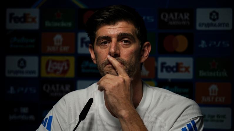 1 de 1 Courtois, do Real Madrid, está na bronca com LaLiga — Foto: Dennis Agyeman/Europa Press via Getty Images