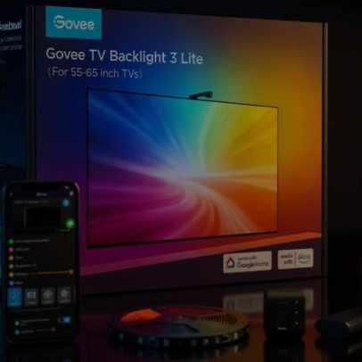 Govee TV Backlight reduz preço; luzes da Netflix reagem à tela