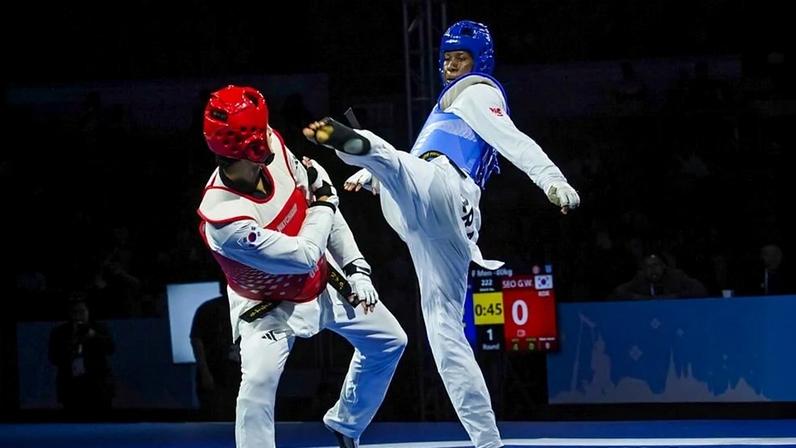 Henrique Marques, durante o Grand Prix Challenge de Bangkok (Foto: World Taekwondo)