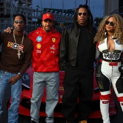 Hamilton encontra Beyoncé e Jay-Z horas antes do GP de Las Vegas, vídeo