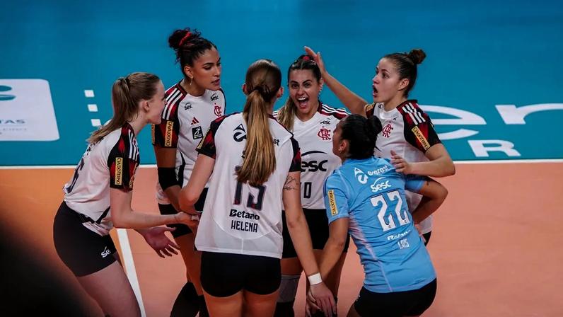 Flamengo derrota Osasco e mantém 100% na Superliga