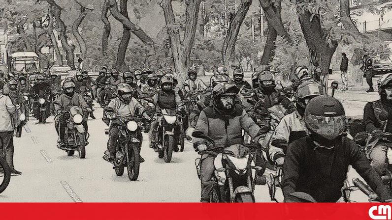 Motociclistas lotam ruas de Lima em protesto contra novas regras do governo