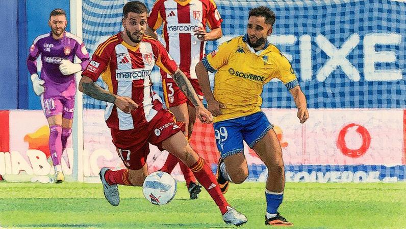 Rafik Guitane no jogo com o AVS