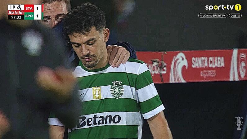 Pote sai lesionado no Santa Clara-Sporting