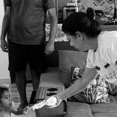 Ex de IZA encanta fãs ao publicar momentos fofos com a filha Nala, 1 ano