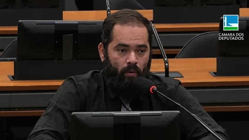 Ismael Lopes promove eventos para Janja, já teve um cargo no governo Lula e integra o chamado Conselhão da Presidência (Foto: Reprodução/TV Câmara)