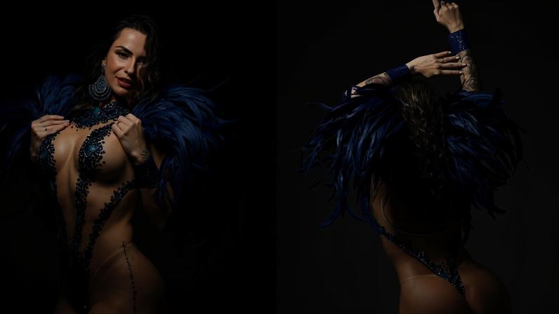 Madrinha de bateria da Tatuapé explica treino militar usado no Carnaval