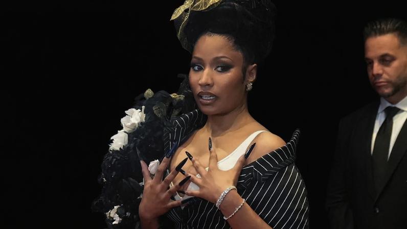 Nicki Minaj leaves Mark Hotel before the Met Gala on May 5, in NYC.