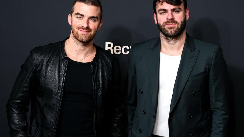 Taylor Swift; Andrew Taggart and Alex Pall of the Chainsmokers