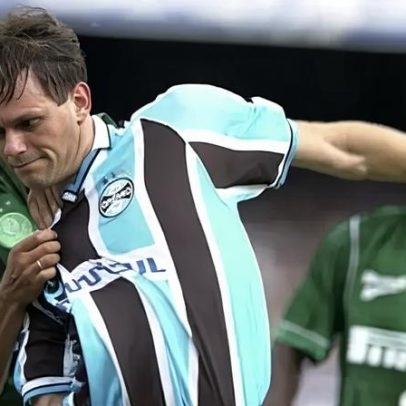 Grêmio vence Palmeiras por 3 a 0 em 2001; Rodrigo Fabri brilha no Olímpico