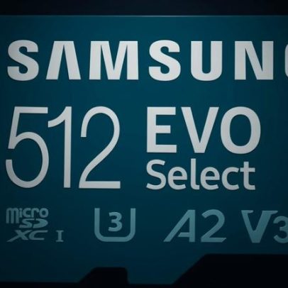 Amazon faz jogada sem lucro com microSD Samsung de 512 GB, meio TB por pouco