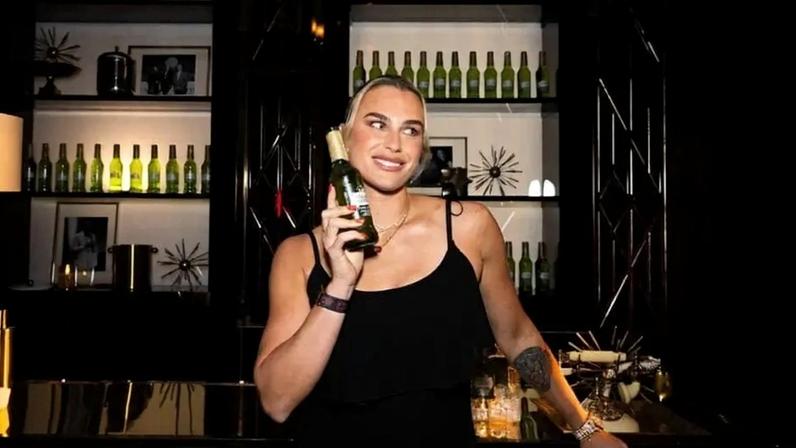 Aryna Sabalenka, número 1 do mundo, vai encontrar Guga no Brasil (Divulgação/Stella Artois)