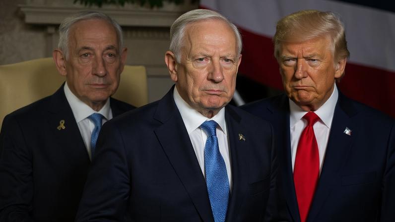 O premiê de Israel, Benjamin Netanyahu, e o presidente dos Estados Unidos, Donald Trump. Fotos: Jim Watson e Ryan M. Kelly/AFP