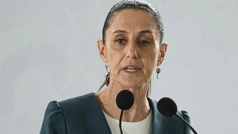 A presidenta do México, Claudia Sheinbaum. Foto: Yuri Cortez/AFP