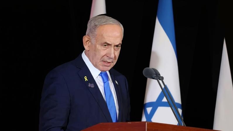 Benjamin Netanyahu, o primeiro-ministro de Israel. Foto: Alex KOLOMOISKY / POOL / AFP