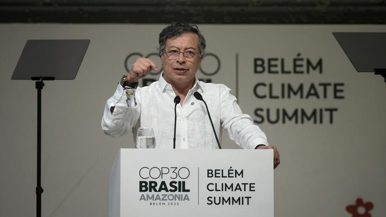O presidente da Colômbia, Gustavo Petro. Foto: Paulo MUMIA/COP30 Press Office/AFP