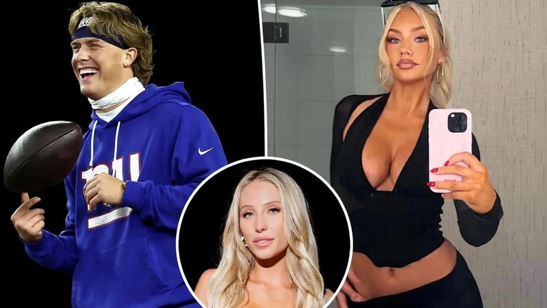 NY Giants star Jaxson Dart appears to be in a relationship with influencer Marissa Ayers. Getty Images