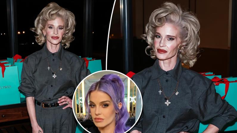 Kelly Osbourne channeled Marilyn Monroe while stepping out at an event in London. Brett Cove / Shutterstock