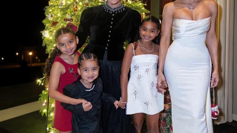 Kris Jenner shared photos from her family Christmas celebration on Instagram.