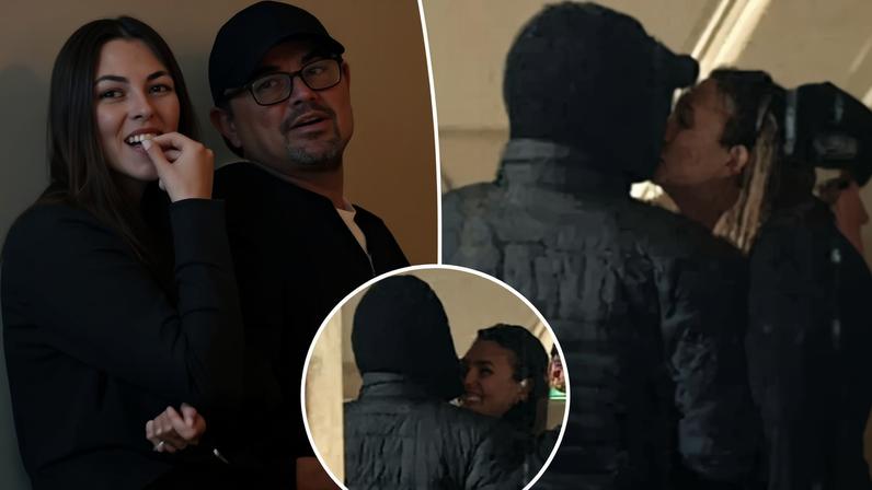 Leonardo DiCaprio and Vittoria Ceretti share sweet kiss in rare PDA moment