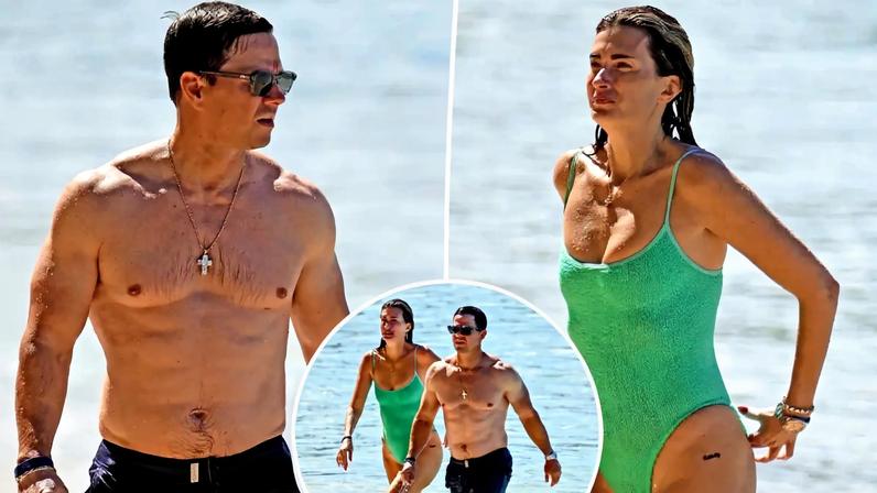 Mark Wahlberg and his wife, Rhea Durham, showed off their ripped bodies while on vacation in Barbados.