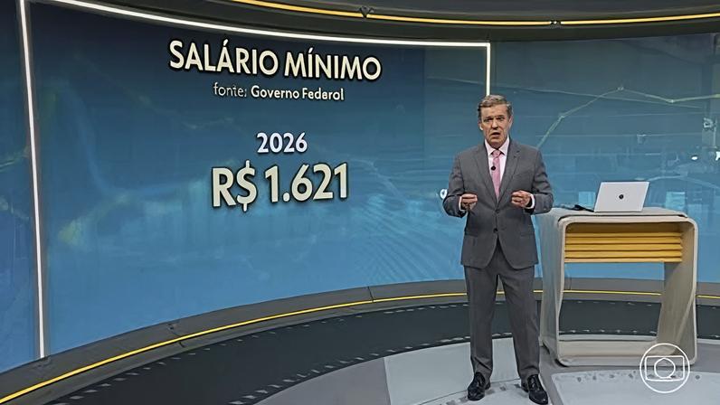 1 de 1 Salário mínimo sobe para R$ 1.621 em 2026 — Foto: Adriano Toffetti/Ato Press/Estadão Conteúdo