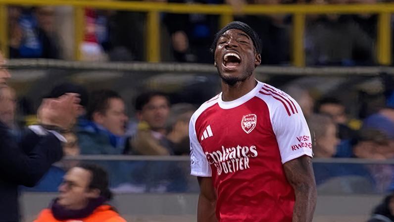 Brugge x Arsenal gol Martinelli — Foto: David Price/Arsenal FC via Getty Images