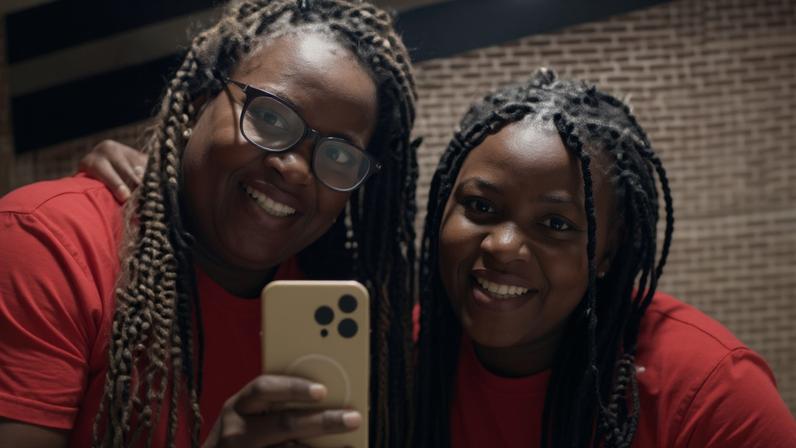 Oprah e sua filha, Theodora — Foto: Acervo pessoal